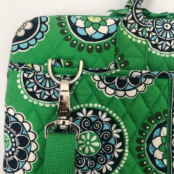 Vera Bradley Green Cupcake print laptop case - Picture 6 of 10